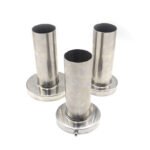 Universal 3.5" to 4.5" Round Steel Removable Catback Exhaust System Muffler Tip Silencer - Ảnh 8
