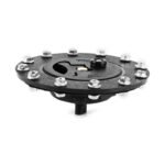 Black Fire-Resistant Gas Tank Filler Cap 150mm with Air Vent - Compatible with Honda CBR, CB Series - Сурет 7
