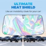 ⁦Laser Reflective Car Windshield Sun Shade – Ultimate Interior Protection & Cooling for Sedans. SUVs & MPVs⁩ - الصورة ⁦11⁩