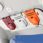 Car Sun Visor Glasses Holder – Easy Access. Space-Saving. Multi-Purpose Clip - Billede 3