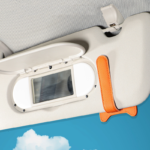 Car Sun Visor Glasses Holder – Easy Access. Space-Saving. Multi-Purpose Clip - Billede 4