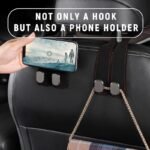 🔥LAST DAY SALE 50% OFF - 🚗Car Seat Back Alcantara Storage Hook - 💥Double Hook Holder for Convenient Storage — изображение 3