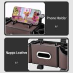 Multifunctional Nappa Leather Car Backseat Organizer - Billede 6