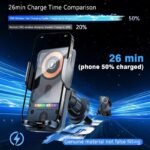 New Wireless Fast Charging Car Mount (2026) – Vaizdas 4