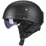 Retro German Motorcycle Half Helmet DOT Certified - I06 — изображение 10