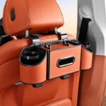 Multifunctional Nappa Leather Car Backseat Organizer - Billede 11