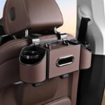 Multifunctional Nappa Leather Car Backseat Organizer - Billede 8