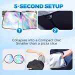 ⁦Laser Reflective Car Windshield Sun Shade – Ultimate Interior Protection & Cooling for Sedans. SUVs & MPVs⁩ - الصورة ⁦5⁩