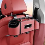Multifunctional Nappa Leather Car Backseat Organizer - Billede 12