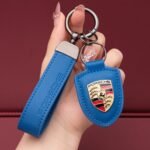 Genuine Leather Porsche Keychain - Ảnh 11